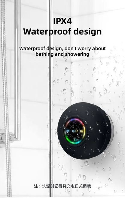 Mini Bluetooth Speaker Waterproof Bathroom