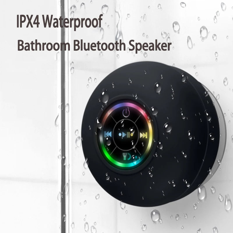 Mini Bluetooth Speaker Waterproof Bathroom